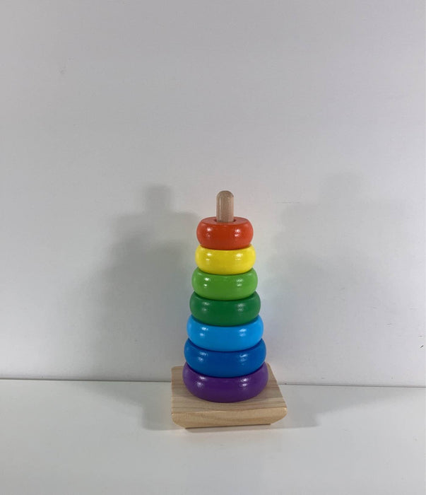 secondhand Melissa & Doug Rainbow Stacker Classic Toy