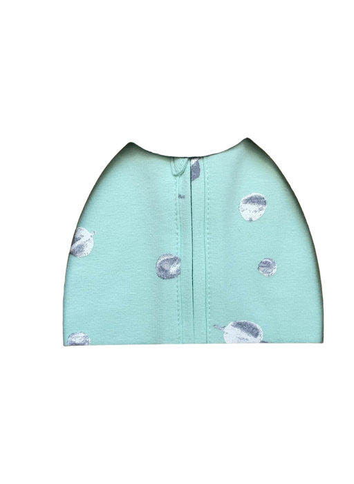 secondhand Happiest Baby Sleepea Swaddle, Large, Teal Planets