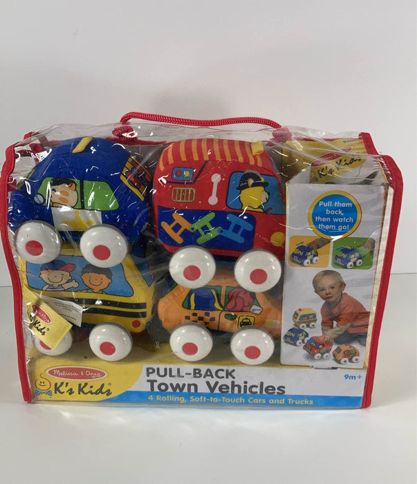 used Melissa & Doug K’s Kids Pull-Back Vehicle Set