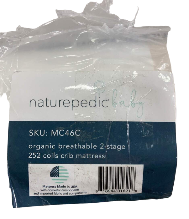Shop Naturepedic Organic Breathable 252 Coil Baby & Toddler 2 Stage Mattress at GoodBuy Gear