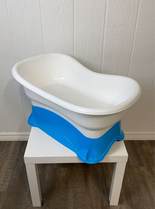 secondhand Summer Infant Comfort Height Bath Center With Step Stool