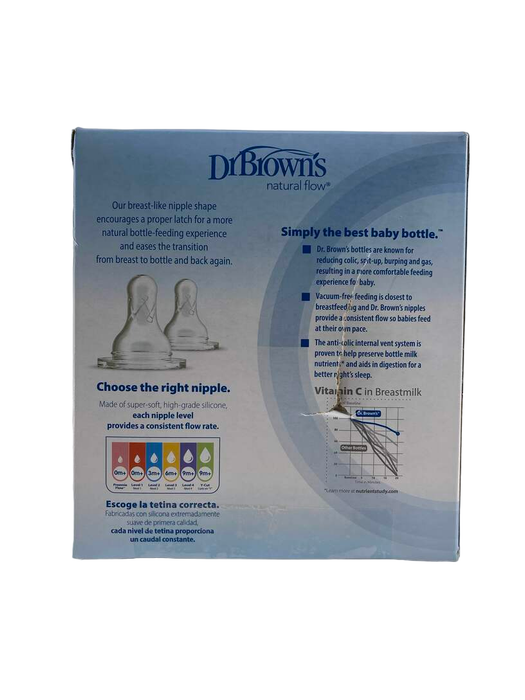 secondhand Dr. Brown's Options+ Anti-Colic Narrow Bottles, 3 Pack, 4oz