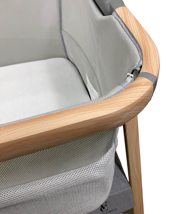 Shop Venice Child California Dreaming Portable Bedside Bassinet, Grey/Wood at GoodBuy Gear