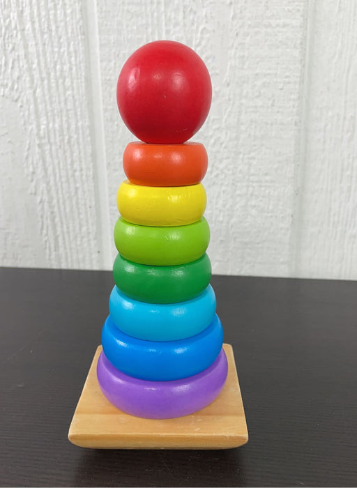 used Melissa & Doug Rainbow Stacker Classic Toy