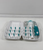 Shop OXO Tot On The Go Drying Rack With Bottle Brush, Teal at GoodBuy Gear