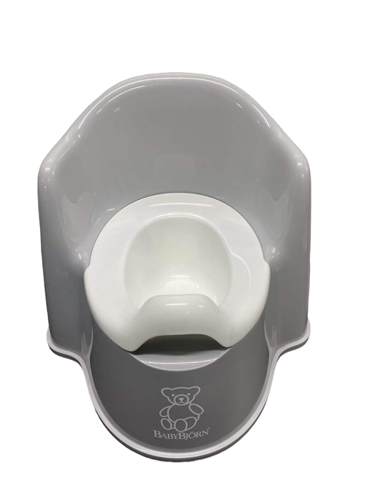 used BabyBjorn Potty Chair, Gray/White