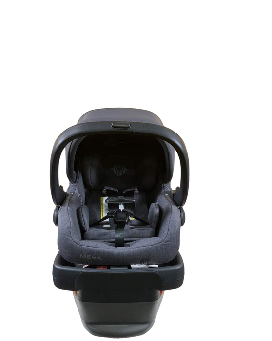 used UPPAbaby MESA V2 Infant Car Seat, Charcoal Melange Merino Wool), 2023