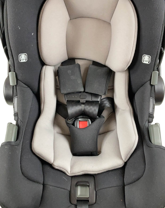 used Nuna PIPA rx Infant Car Seat with RELX Base, Caviar, 2021