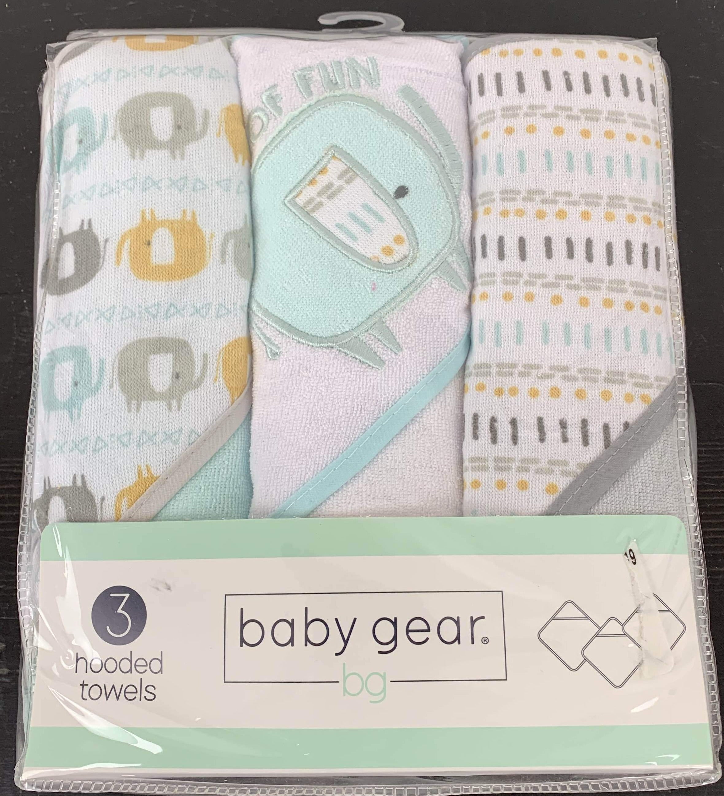 Baby gear sale hooded towels