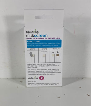 UpSpring Milkscreen Quick Accurate Test for Alcohol in Breast Milk