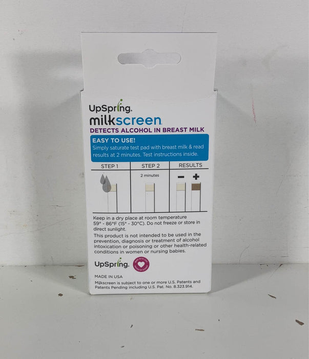 Shop Upspring Milkscreen Disposable Breastmilk Home Test Strips at GoodBuy Gear