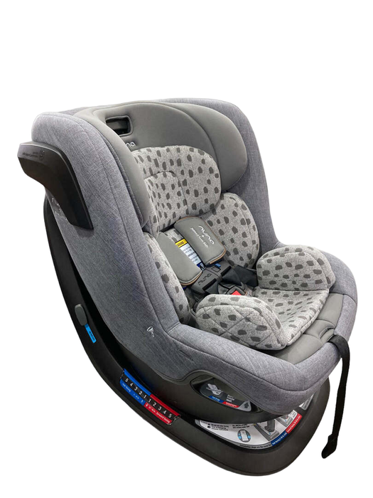 secondhand Nuna Revv Rotating Convertible Car Seat, 2022, Brushstroke Dot