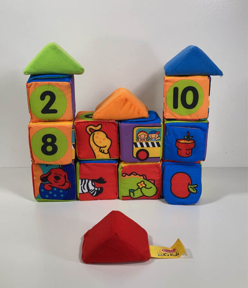 secondhand Melissa & Doug K’s Kids Match & Build Soft Blocks