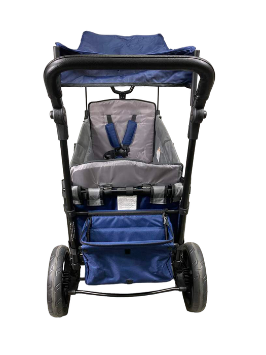 Wonderfold X2 Push + Pull Double Stroller Wagon, 2021, Navy