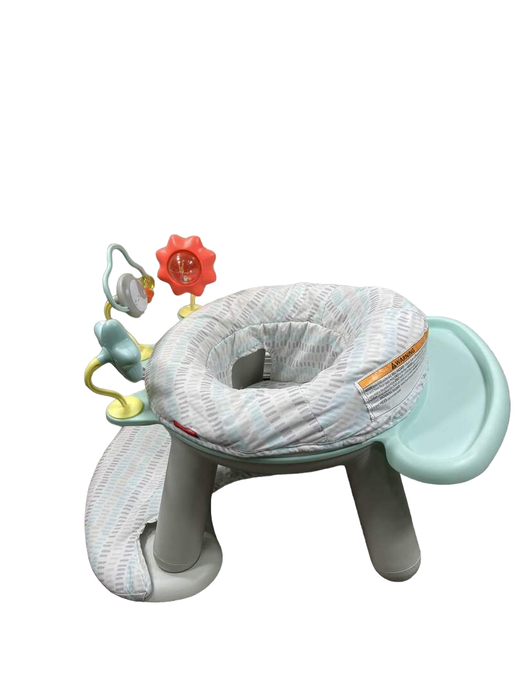 secondhand Skip Hop 2-in-1 Sit-up Activity Baby Chair, Silver Cloud Lining