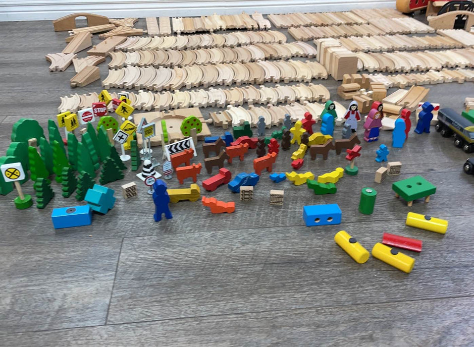 used Brio Wooden Train Bundle