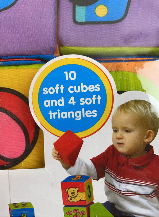 secondhand Melissa & Doug K’s Kids Match & Build Soft Blocks