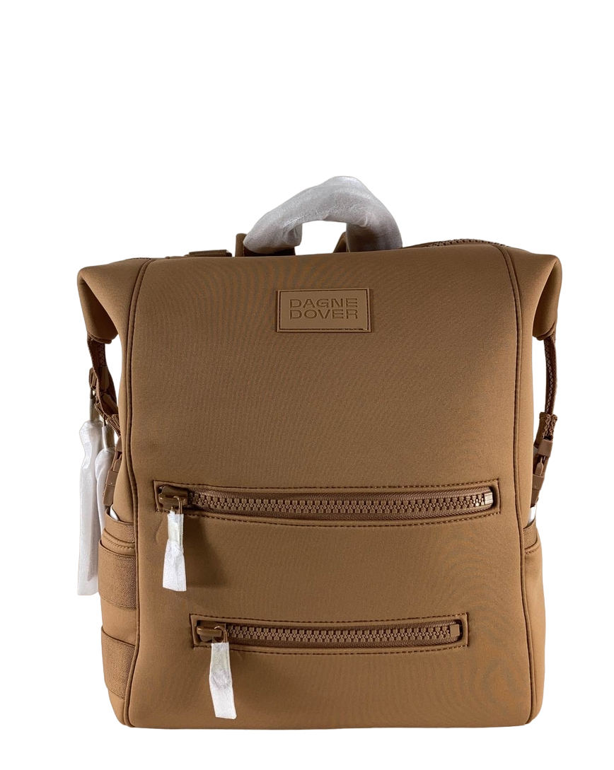 Dagne Dover Indi Diaper Bag Backpack - Camel, Large