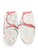 used Summer Infant SwaddleMe Original Swaddle Wrap 2pk, Small/Medium, Pink Hearts