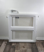 used Safety 1st Pressure Mount Lift, Lock and Swing Gate, /White