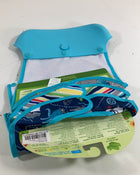secondhand Green Sprouts Snap & Go Wipe Off Bibs 3 Pack
