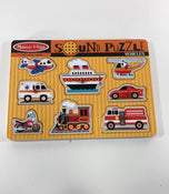 used Melissa & Doug Sound Puzzle, Vehicles