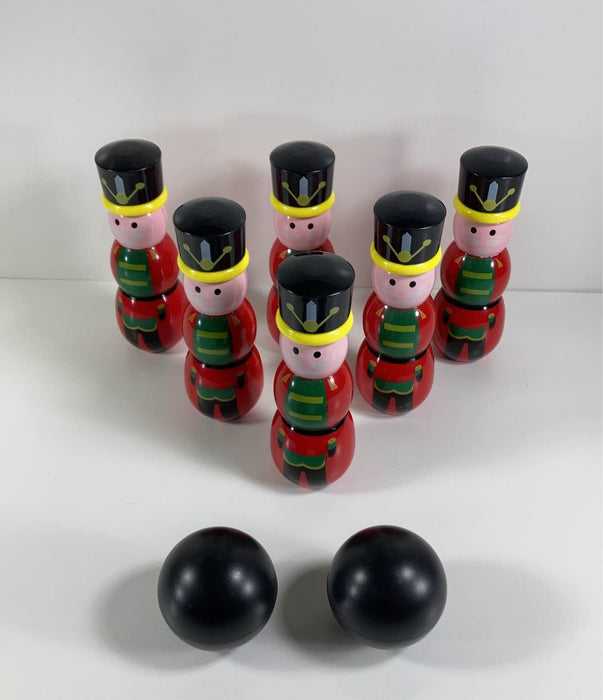 secondhand The Original Fun Workshop Nutcracker Bowling Set