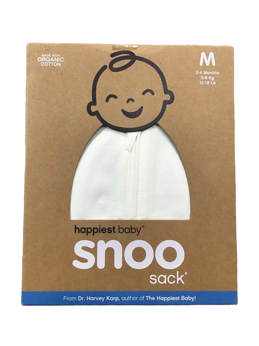 used Happiest Baby SNOO Sack, Medium (12-18 lbs), Ivory