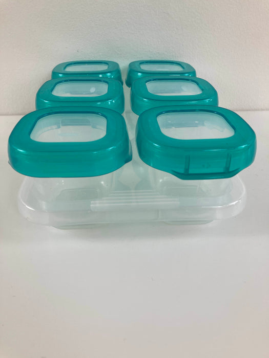Shop OXO Tot Baby Blocks Plastic Freezer Storage Containers 6-Pack, Teal, 2oz at GoodBuy Gear