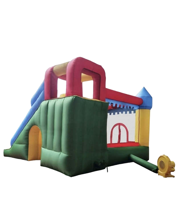 secondhand Aleko Inflatable Bounce House With Slide And Ball Pit