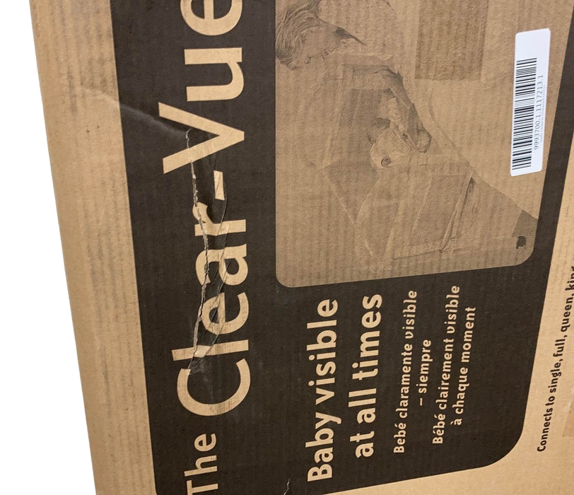 Shop Arm's Reach Clear-Vue Co-Sleeper, Grey at GoodBuy Gear