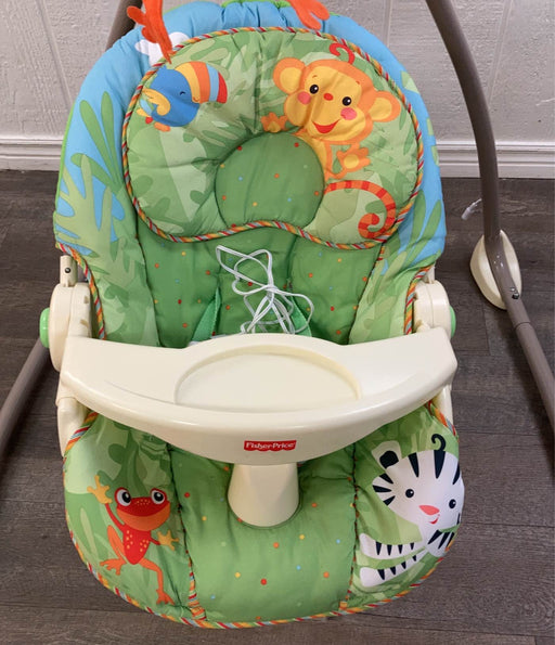 secondhand Fisher Price Open Top Cradle Swing