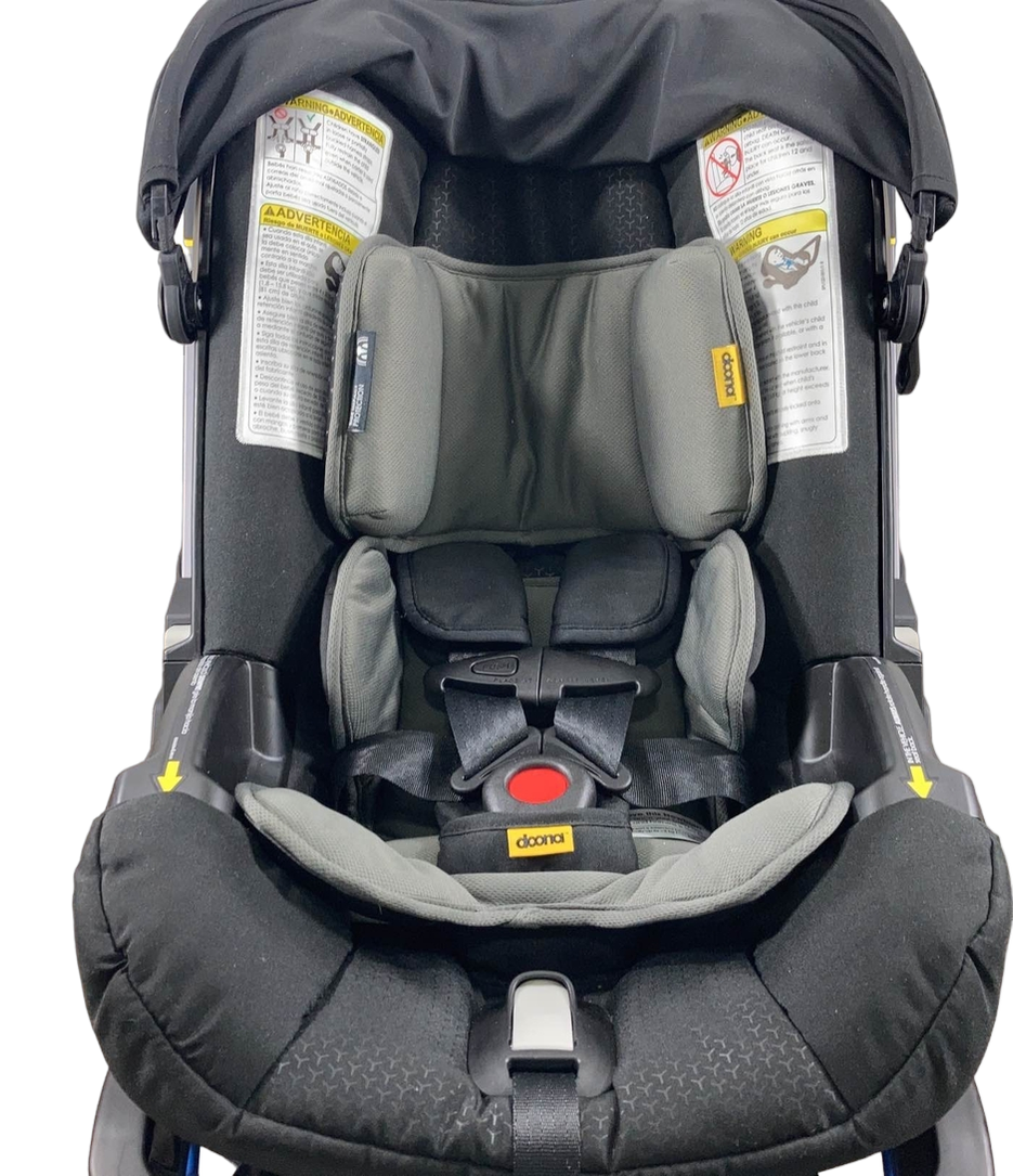 Doona Infant Car Seat & Stroller Combo, 2022, Nitro Black