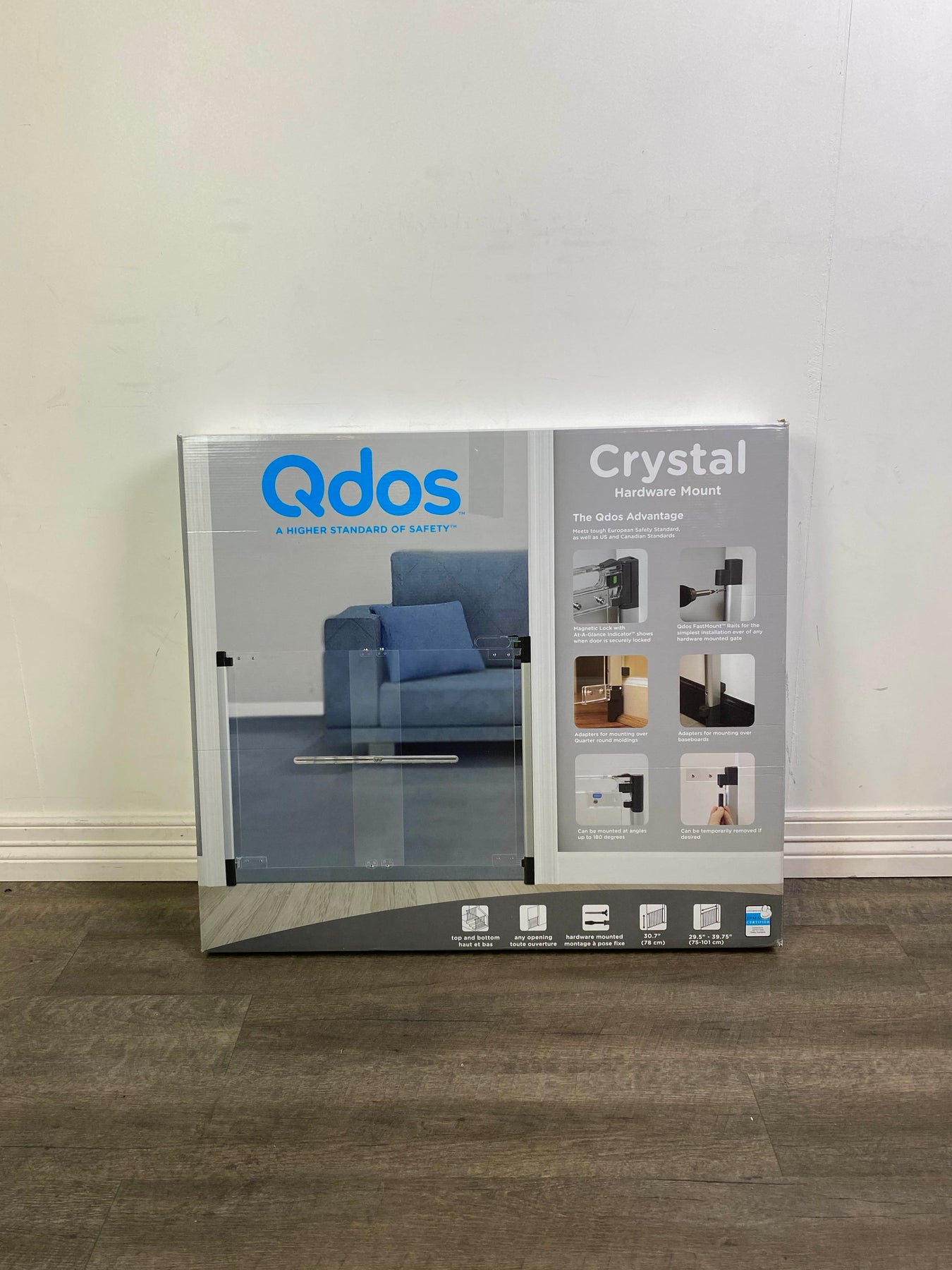 Qdos Crystal Designer Baby Safety Gate