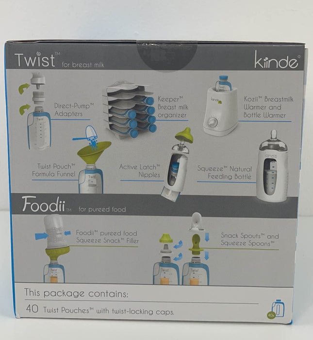 Shop Kiinde Twist Pouches, 6 oz, 40 Pack at GoodBuy Gear