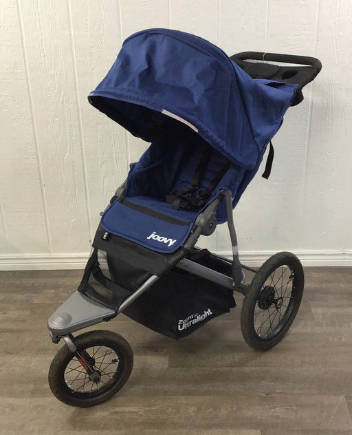 used Joovy Zoom 360 Ultralight Jogging Stroller, 2018, Blueberry