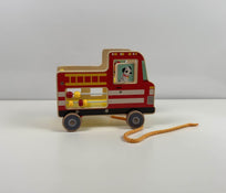used Manhattan Toy Fire Truck Pull Toy