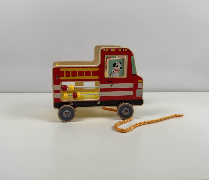 used Manhattan Toy Fire Truck Pull Toy