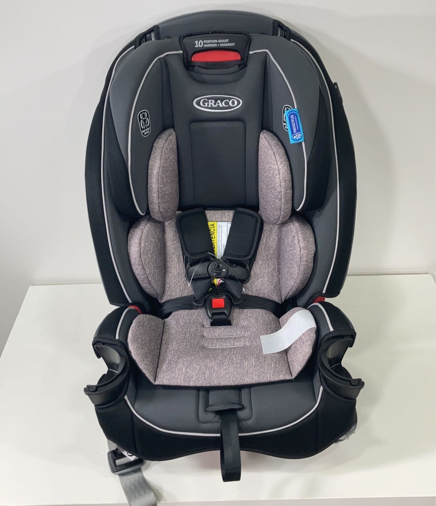 Graco SlimFit 3 in 1 Car Seat -Slim & Comfy Design Saves Space in Your Back  Seat, Darcie, One Size