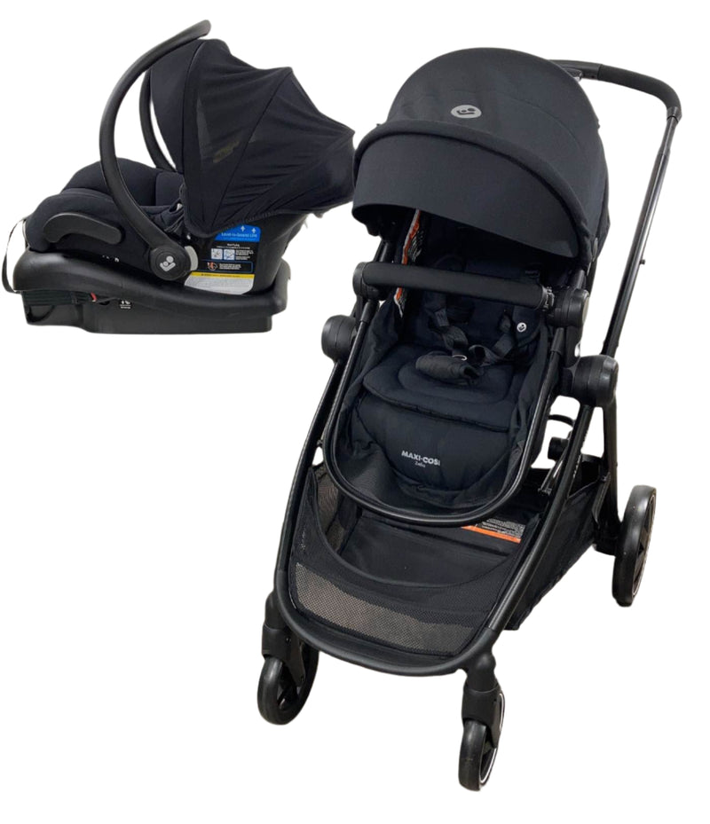 maxi-cosi zelia travel system - night black Maxi-Cosi Zelia 5-in-1 Modular Travel System, 2020, Night Black