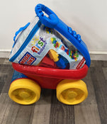 secondhand BUNDLE Mega Bloks First Builders Set With Scooping Wagon