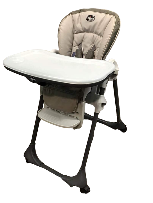 used Chicco Polly Highchair, Taupe