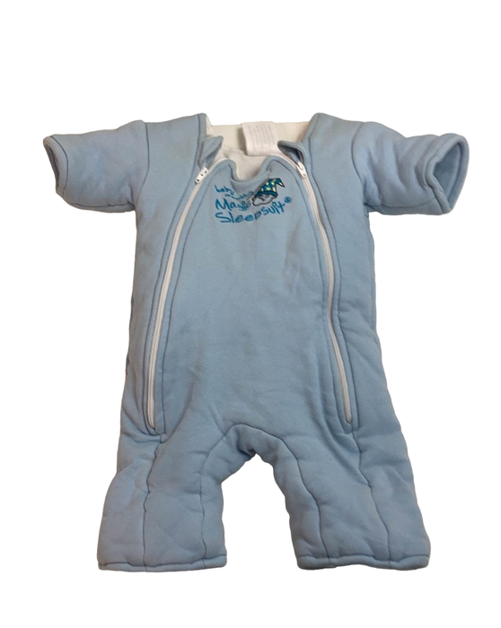 used Baby Merlin's Magic Sleepsuit, Small 3-6 Months, Cotton, Blue