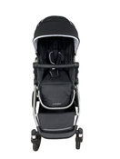 secondhand Mockingbird Single to Double Stroller, 2023, Silver with Black Leather, Windowpane, Black