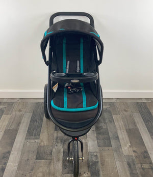 Graco jogging hot sale stroller teal