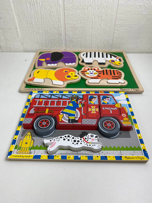 used Melissa & Doug Puzzle Bundle