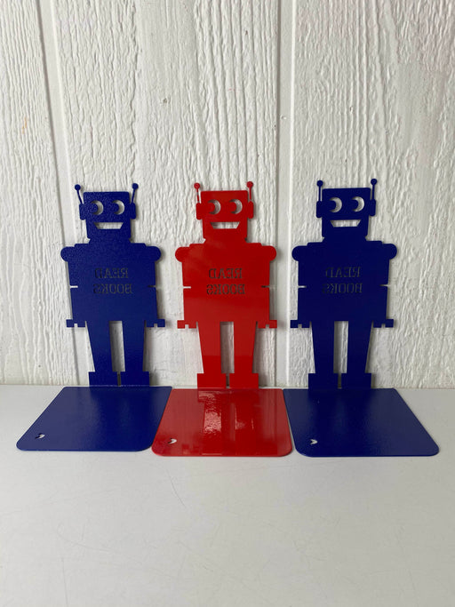 used Metal Robot Bookends