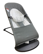 used BabyBjorn Bouncer Balance, Dark Grey/Grey, Black Frame