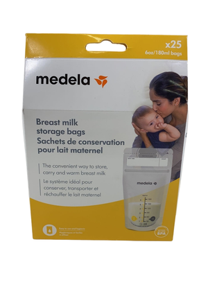 Medela Milk Storage Bags With Bottle
