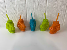 used Oriental Trading Dino Dig Cups with Straws